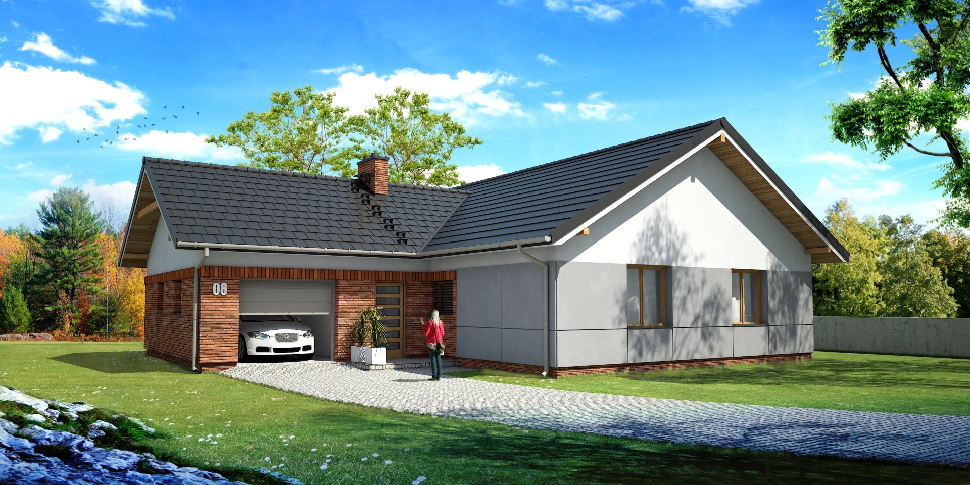 budowa domu Angularis I G1 - New-House