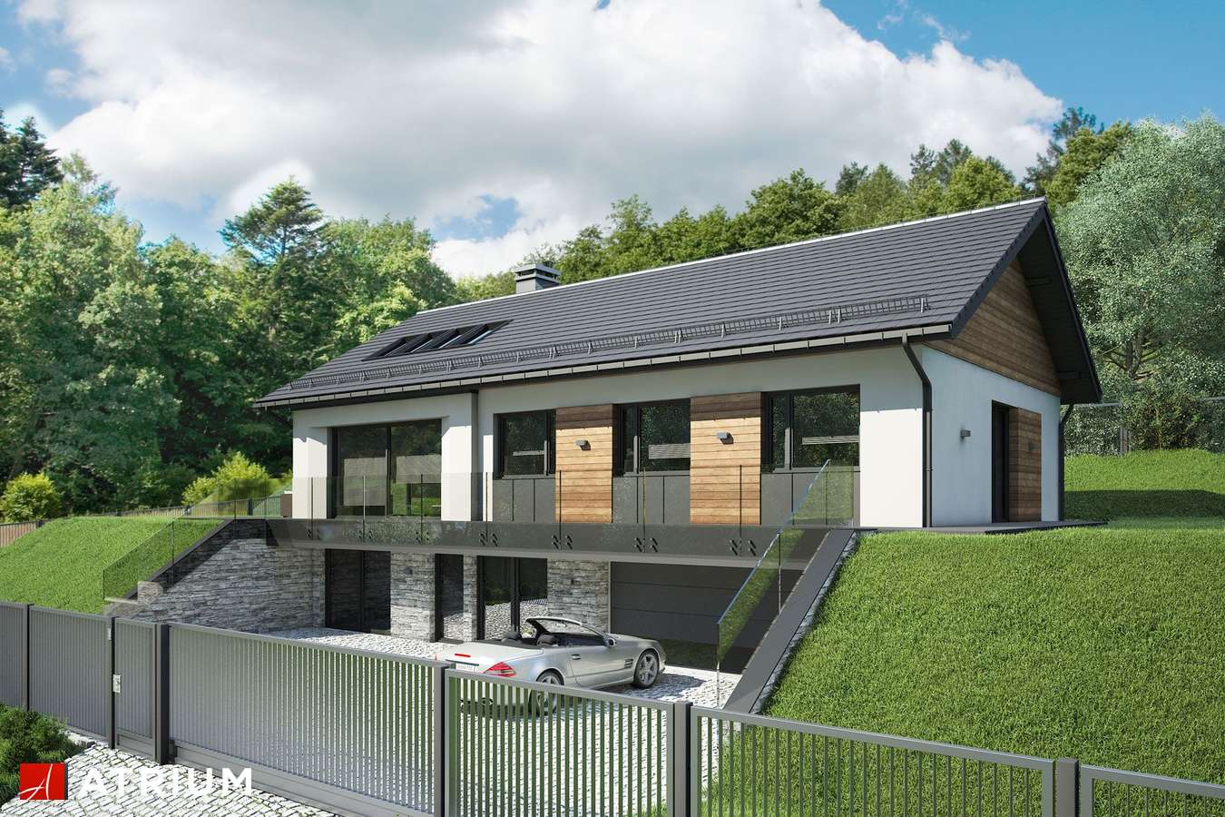 budowa domu Muna (odbicie lustrzane) - New-House
