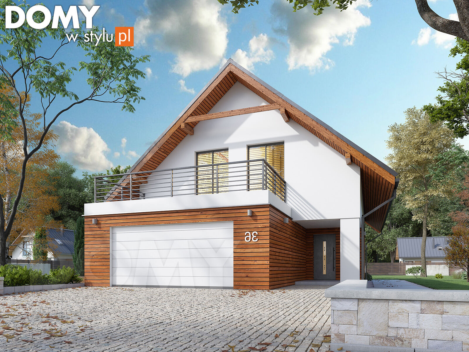 budowa domu Amarylis 8 (odbicie lustrzane) - New-House