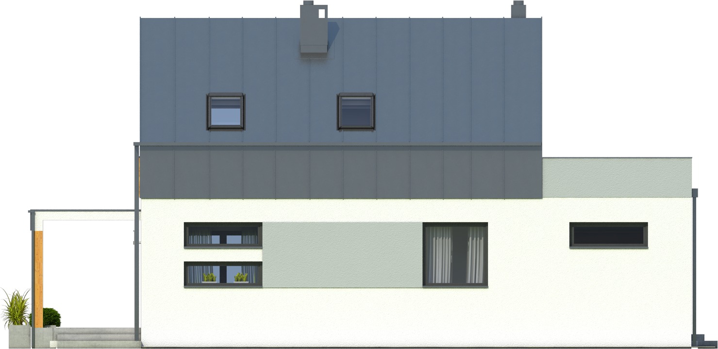 Eco 3 z garażem 1-st. [A] (odbicie lustrzane) - miniatura 4