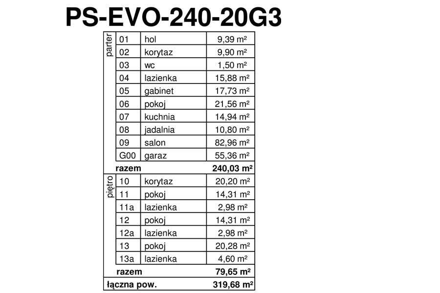 PS-EVO-240-20-V2 PROJEKT DOM JEDNORODZINNY NOWOCZESNY - miniatura 9