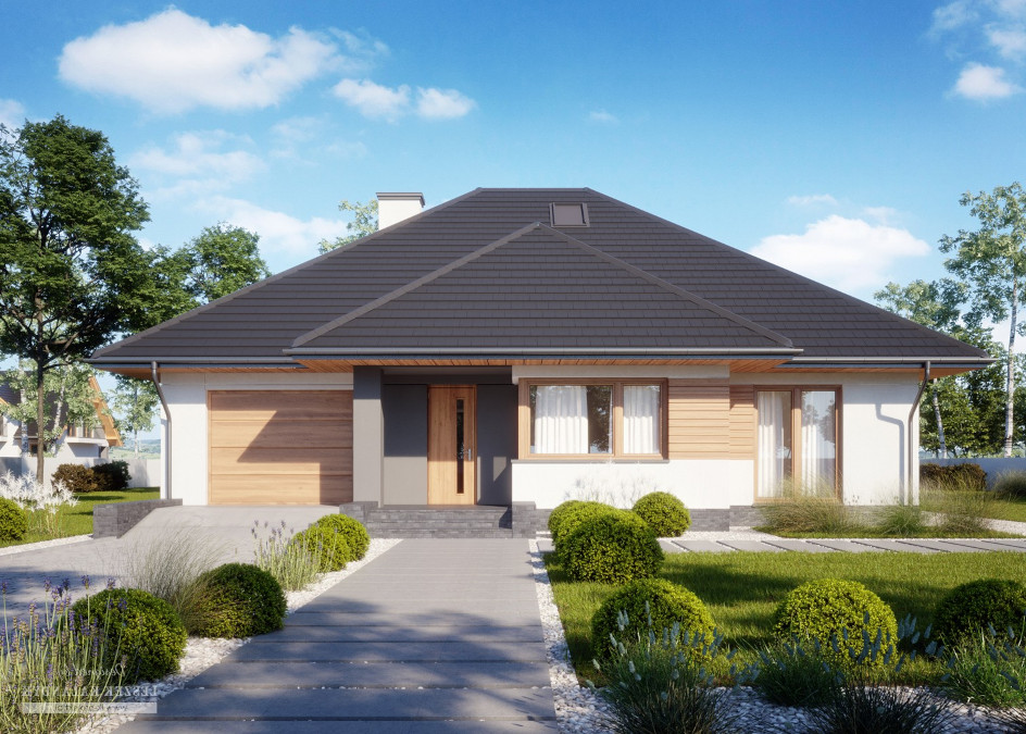 Budowa domu LK&735 (odbicie lustrzane) z New-House