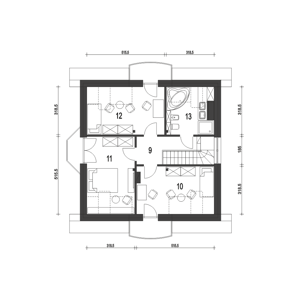 Dom Dla Ciebie 5 bez garażu [B] - miniatura 9