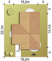 Kowalik II z garażem 1-st. [A] (odbicie lustrzane) - miniatura 11