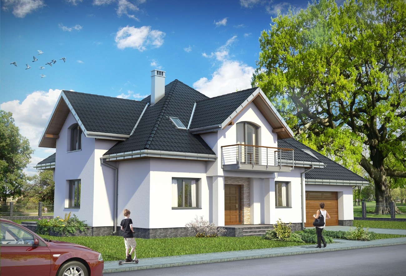 budowa domu Ksymena (odbicie lustrzane) - New-House
