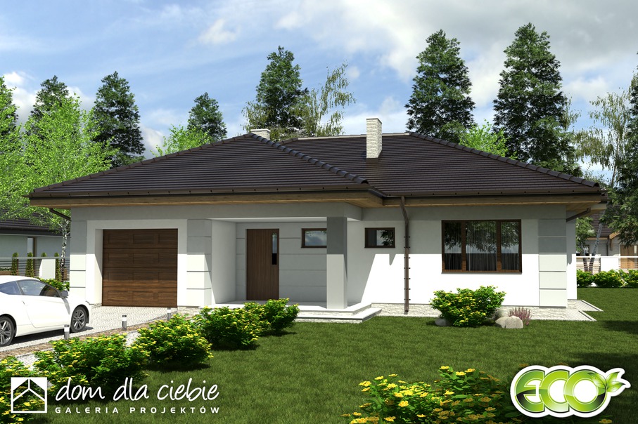 budowa domu Radek z garażem 1-st. [A] - New-House