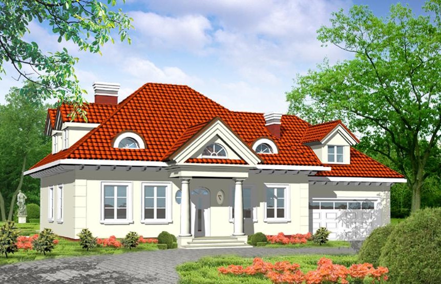 budowa domu Marianna (odbicie lustrzane) - New-House