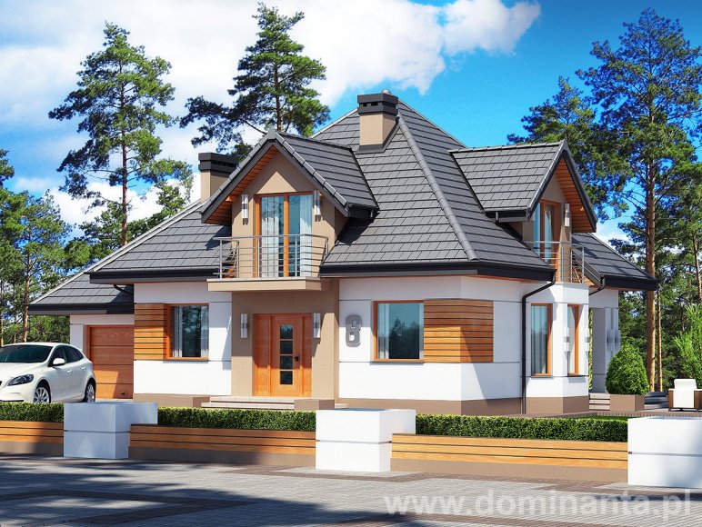 budowa domu ŚNIEŻKA N (opcja 4 pokoje) - New-House