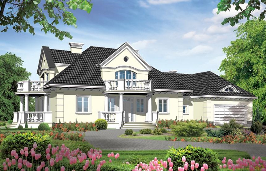 budowa domu Aneta IV (odbicie lustrzane) - New-House