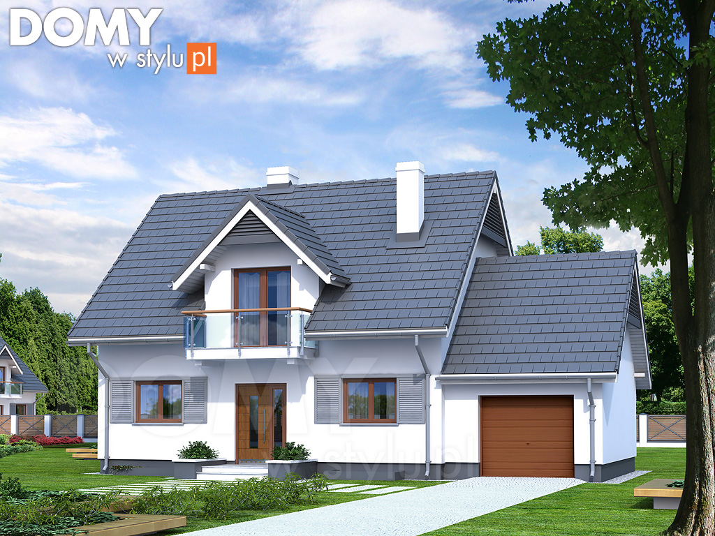 budowa domu Azalia 5 (Odbicie lustrzane) - New-House
