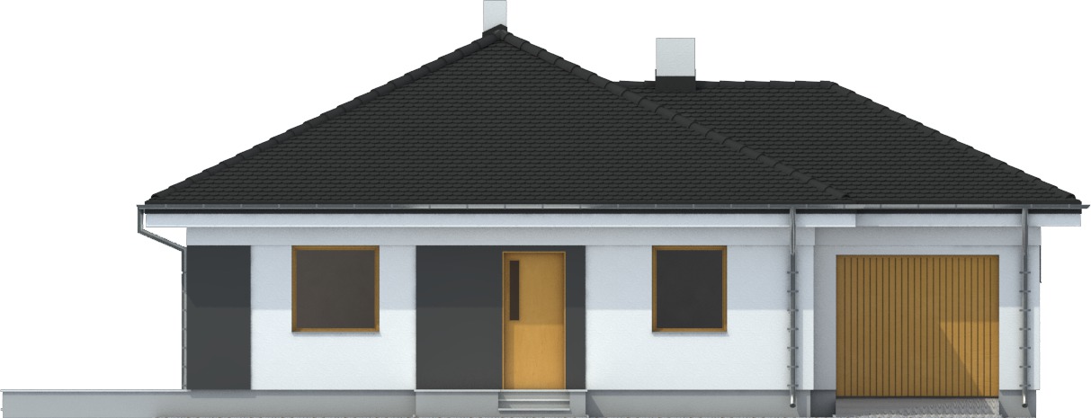 Bogna z garażem 1-st. [A] (odbicie lustrzane) - miniatura 2