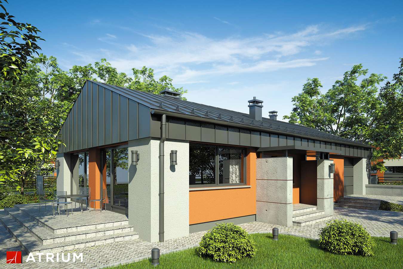 budowa domu Vasco odbicie lustrzane - New-House