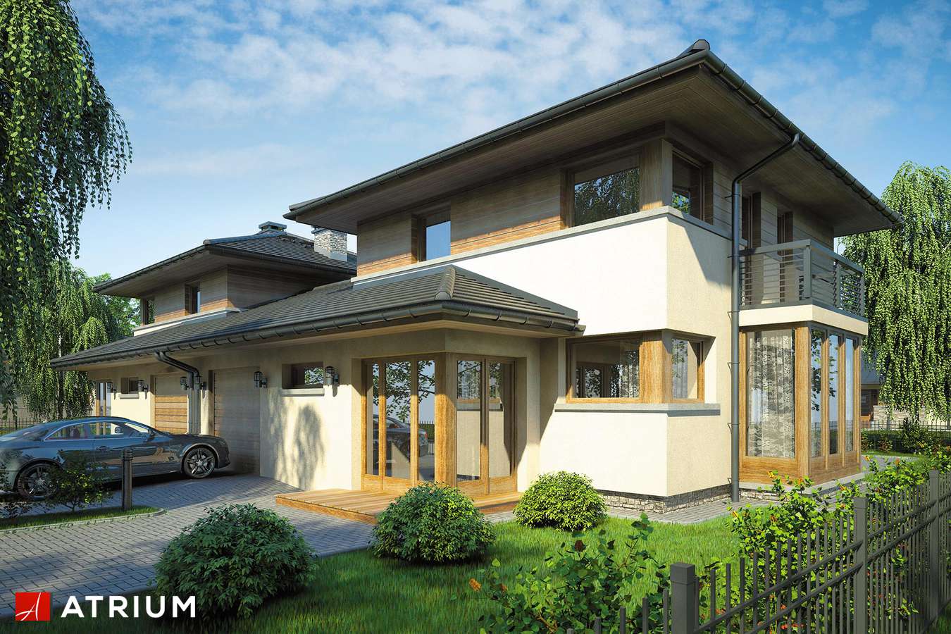 budowa domu Siena Duo (odbicie lustrzane) - New-House