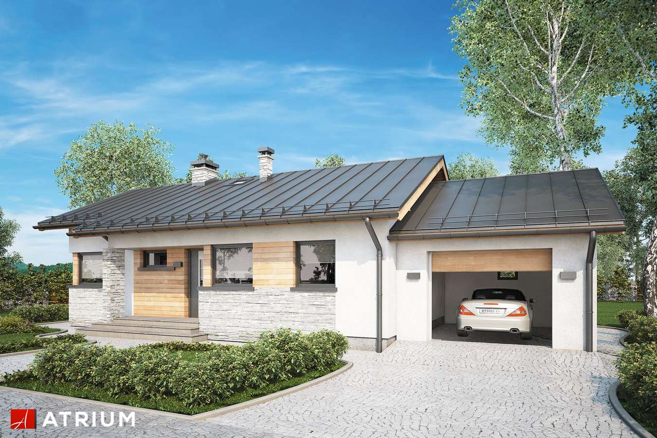 budowa domu Roberto II odbicie lustrzane - New-House