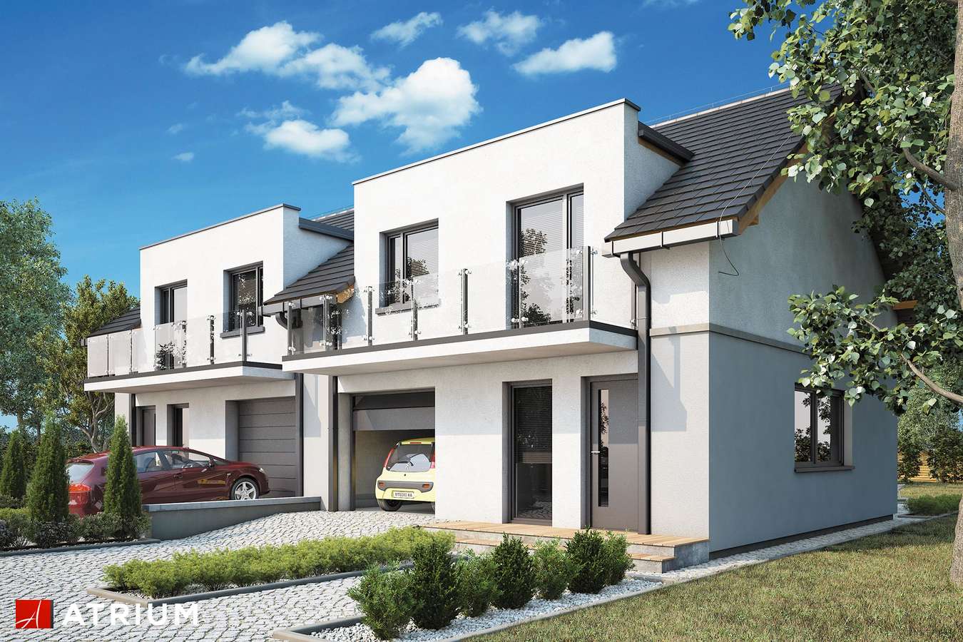 Double House IV (odbicie lustrzane) - miniatura 3