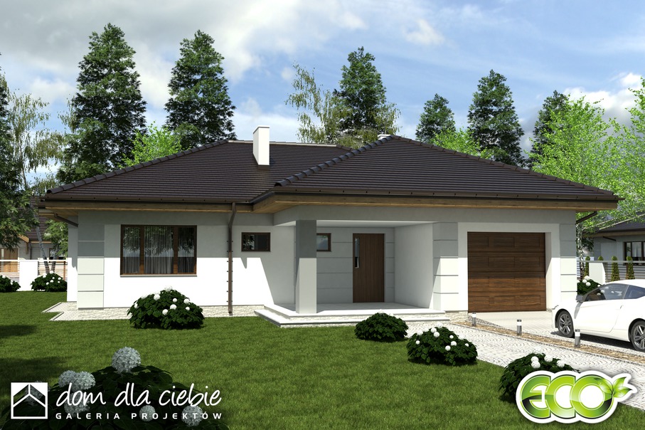 budowa domu Radek II z garażem 1-st. [A] - New-House