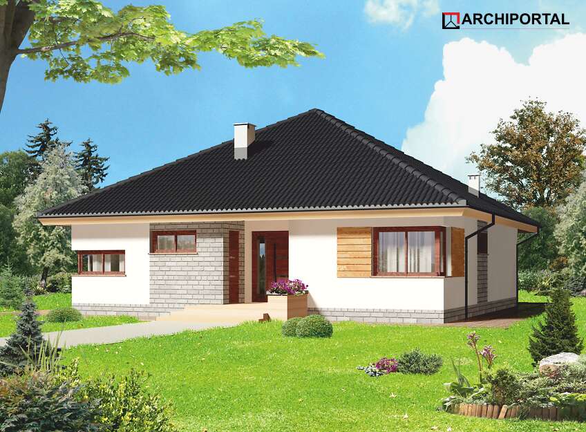 budowa domu Lupin paliwo stałe - New-House
