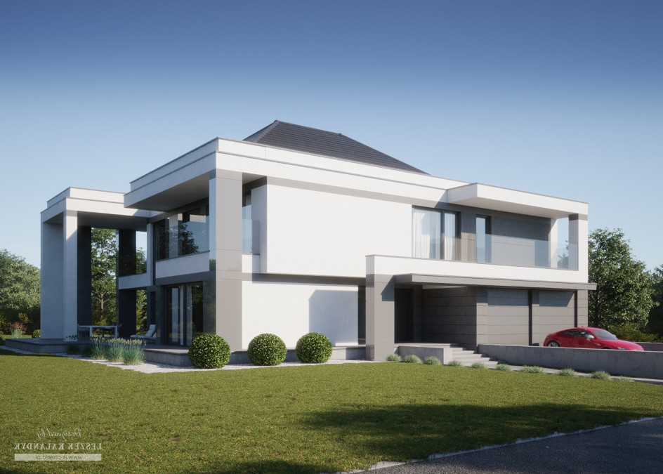 Budowa domu LK&1411 (odbicie lustrzane) z New-House