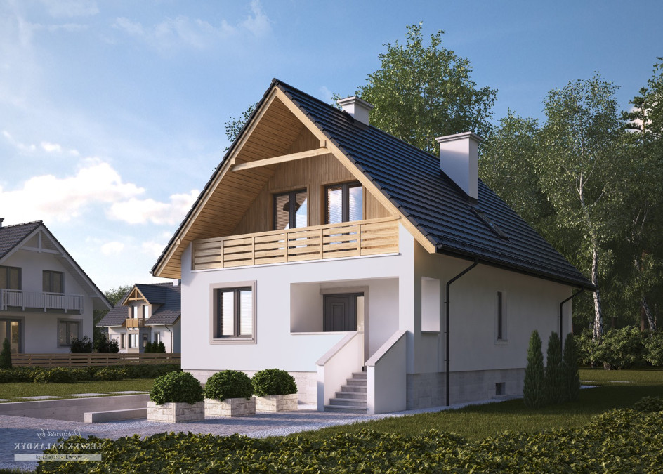 Budowa domu LK&471 (odbicie lustrzane) z New-House