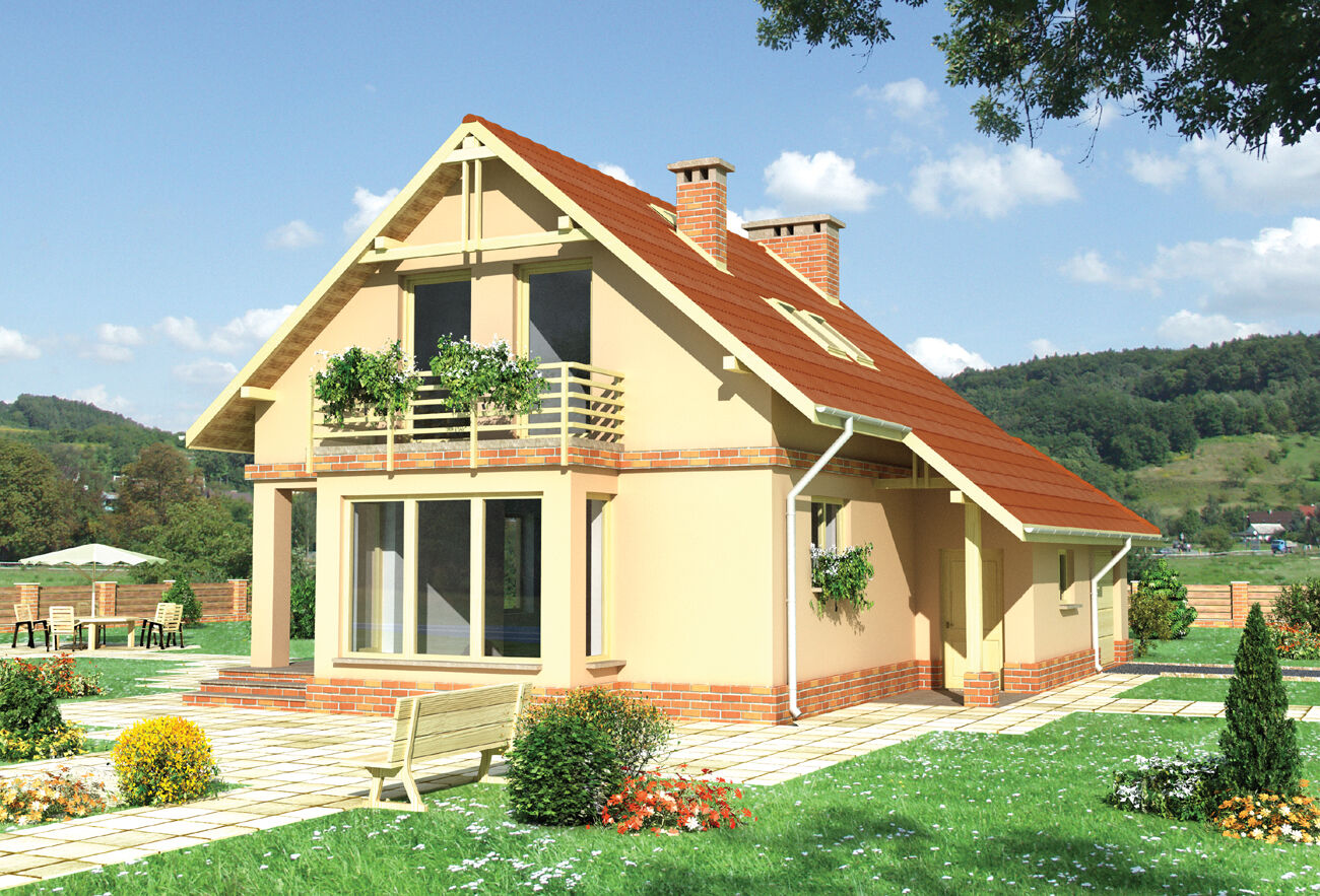 budowa domu Słomka (odbicie lustrzane) - New-House