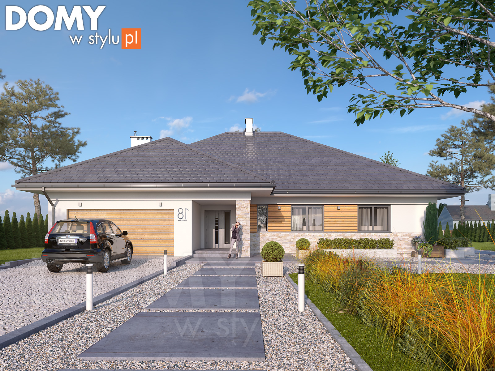 budowa domu Decyma 14 (odbicie lustrzane) - New-House