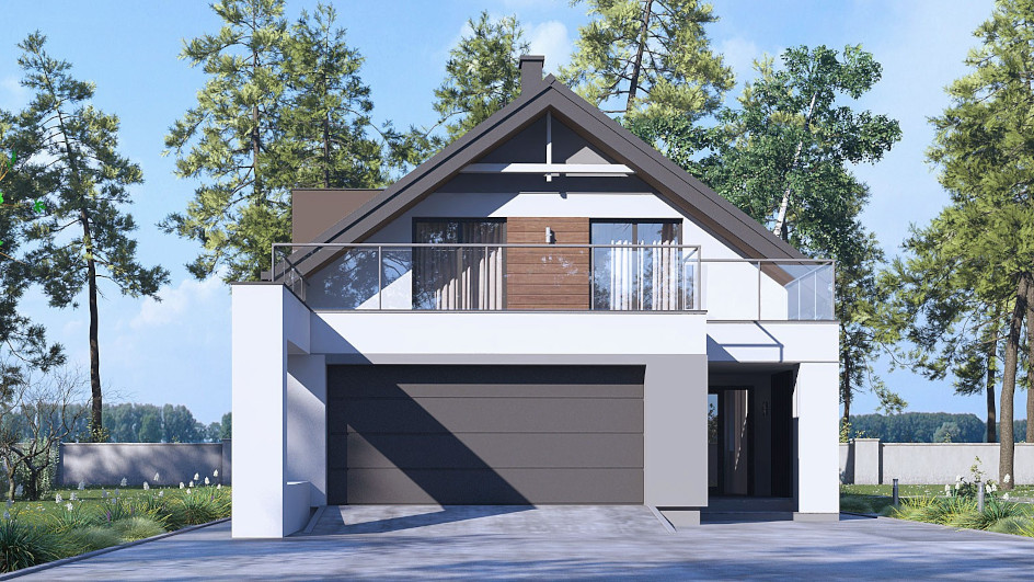 Budowa domu uA151 (odbicie lustrzane) z New-House