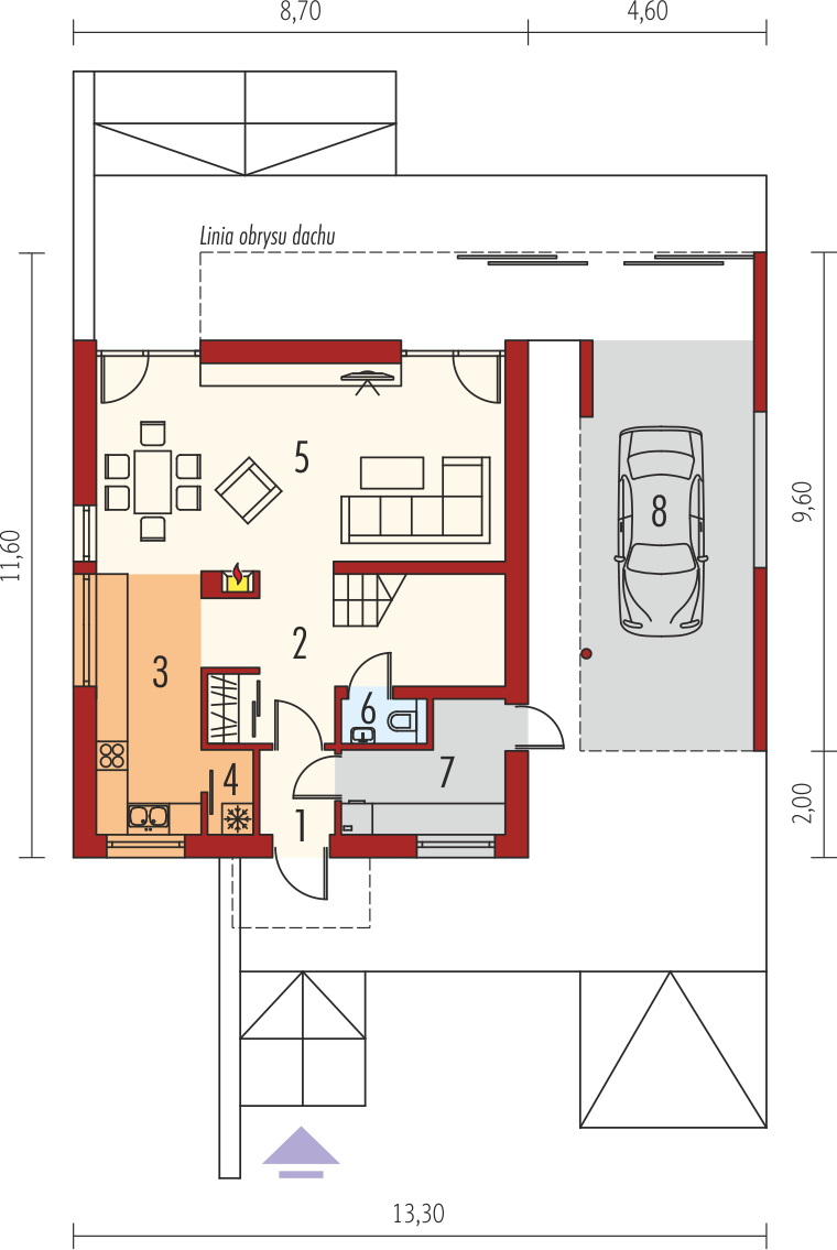 E8 (z wiatą) ENERGO PLUS (odbicie lustrzane) - miniatura 5