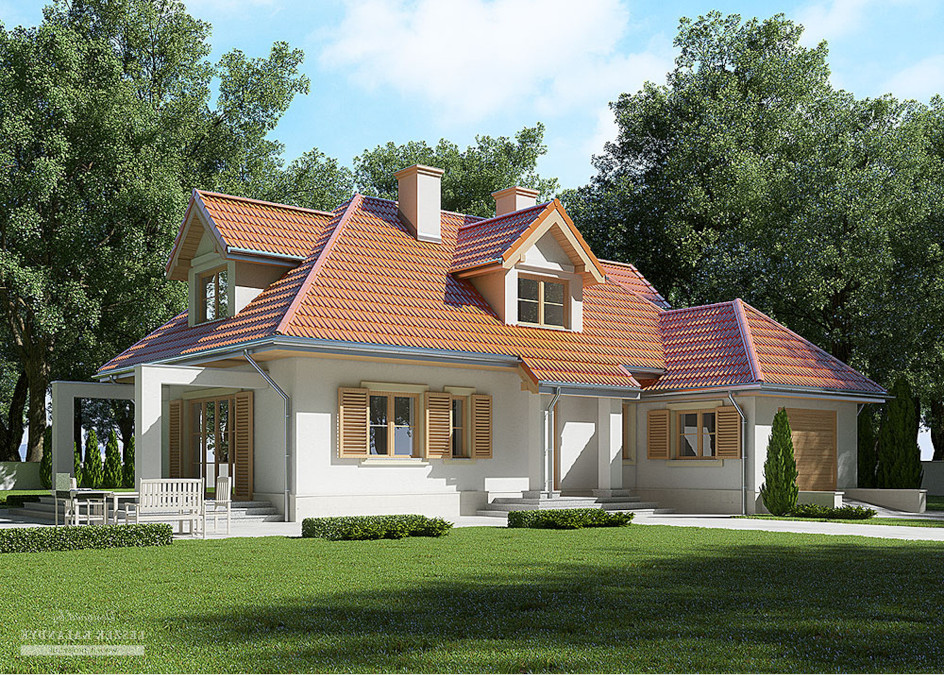 Budowa domu LK&551 (odbicie lustrzane) z New-House