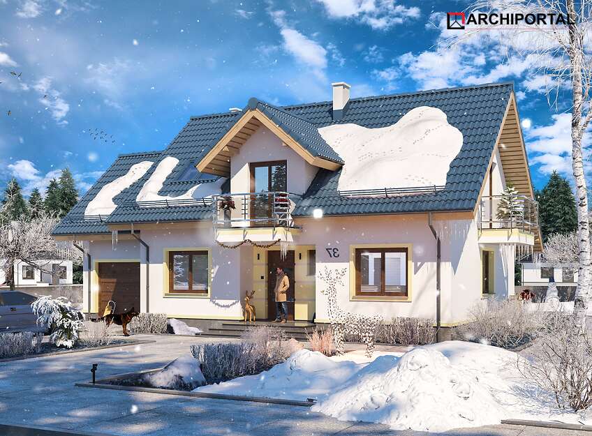 budowa domu Amant II (odbicie lustrzane) - New-House