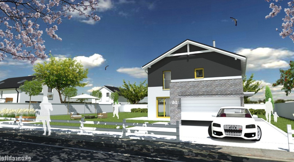 Budowa domu eko Typowy 6 (odbicie lustrzane) z New-House