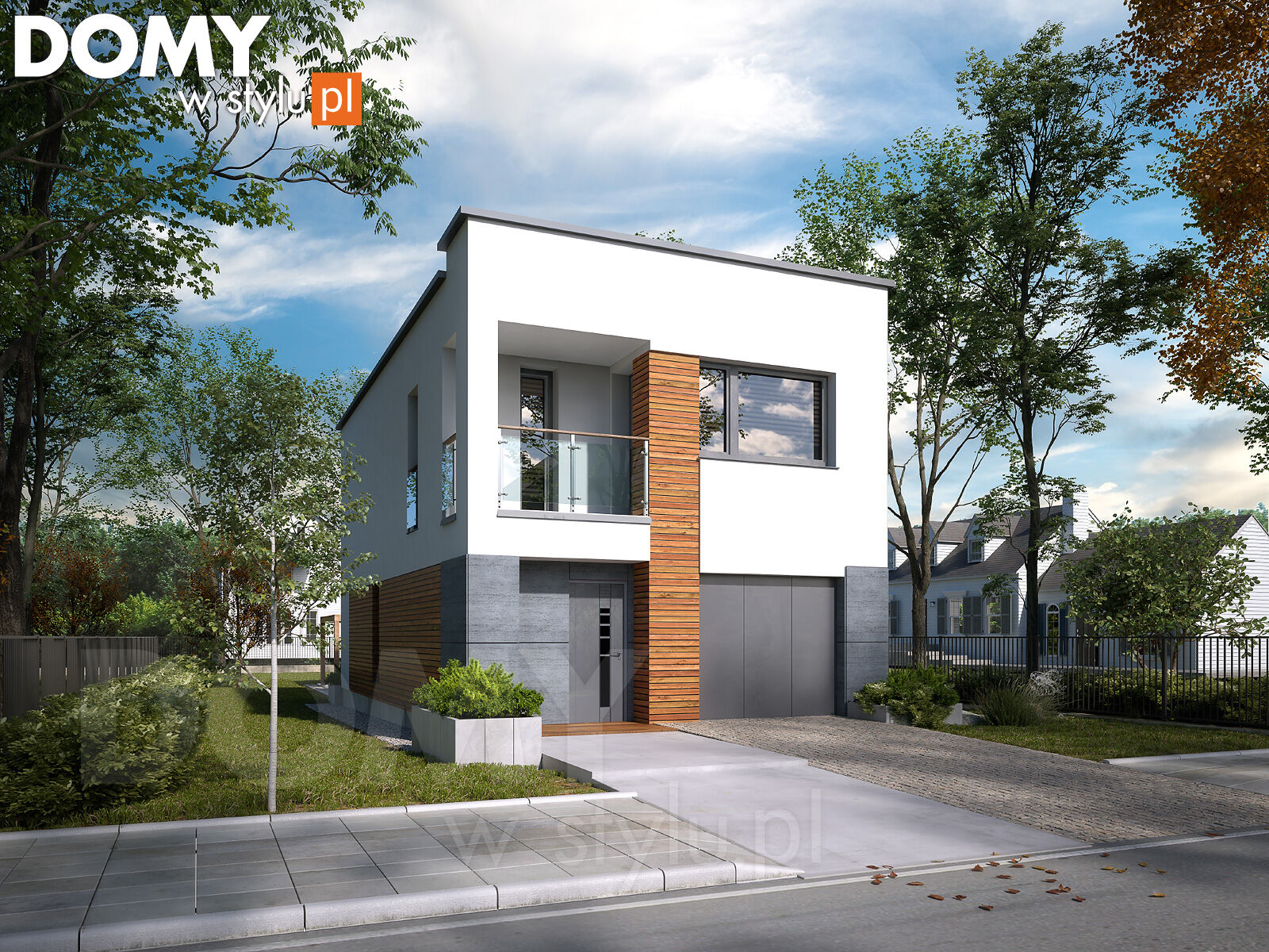 budowa domu Wiąz W (odbicie lustrzane) - New-House