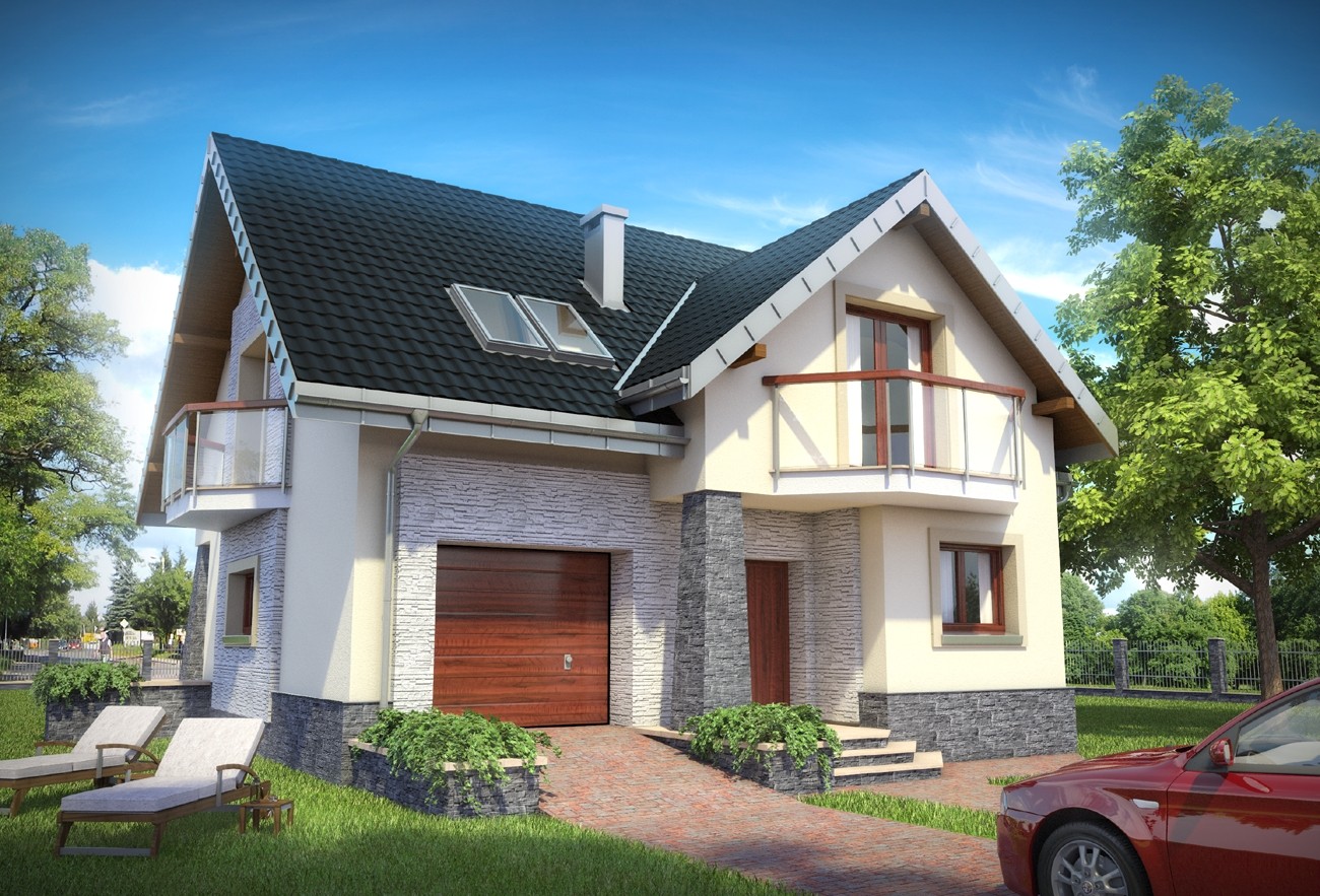 budowa domu Magnus (odbicie lustrzane) - New-House