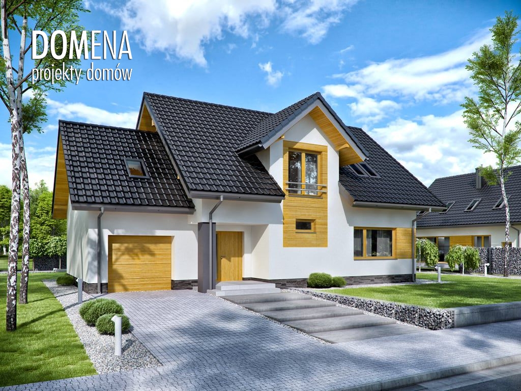 budowa domu Domena 201 A (Odbicie lustrzane) - New-House