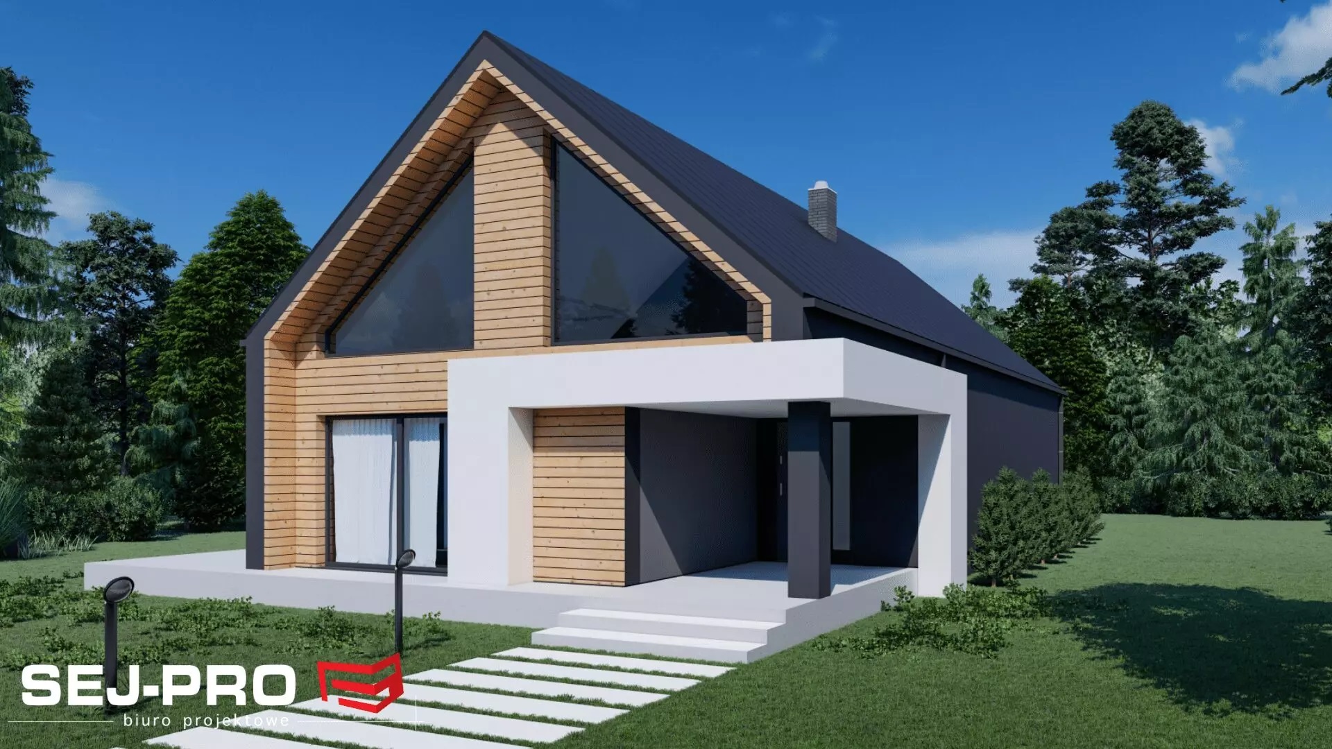 budowa domu SEJ-PRO 058 ENERGO - New-House