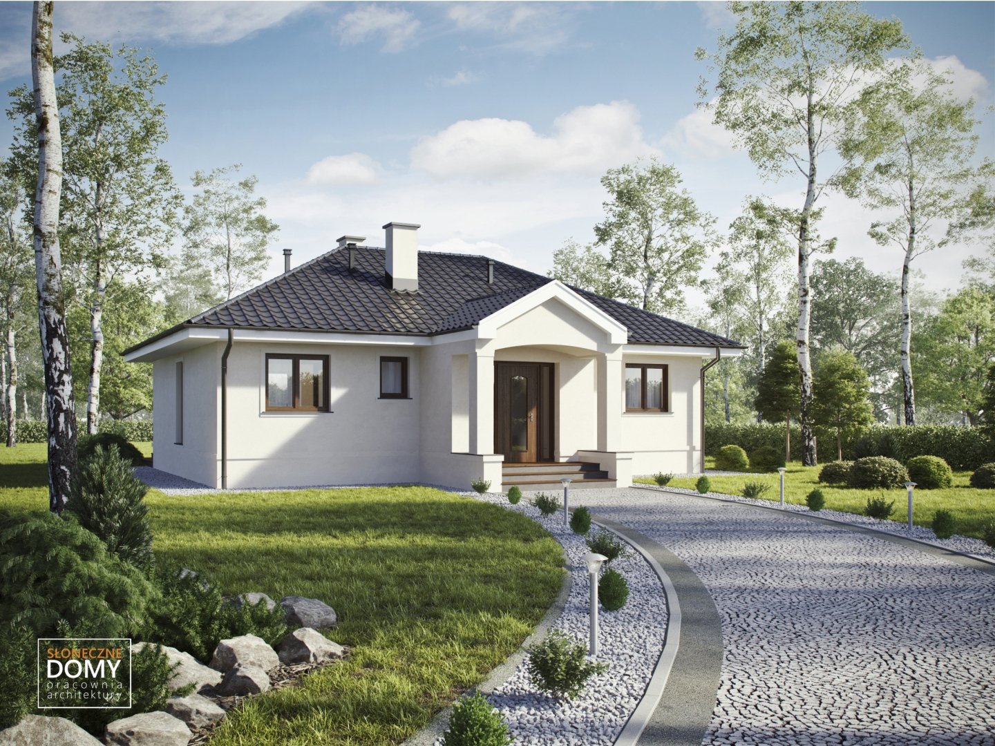 budowa domu - Sardynia A (odbicie lustrzane) - New-House