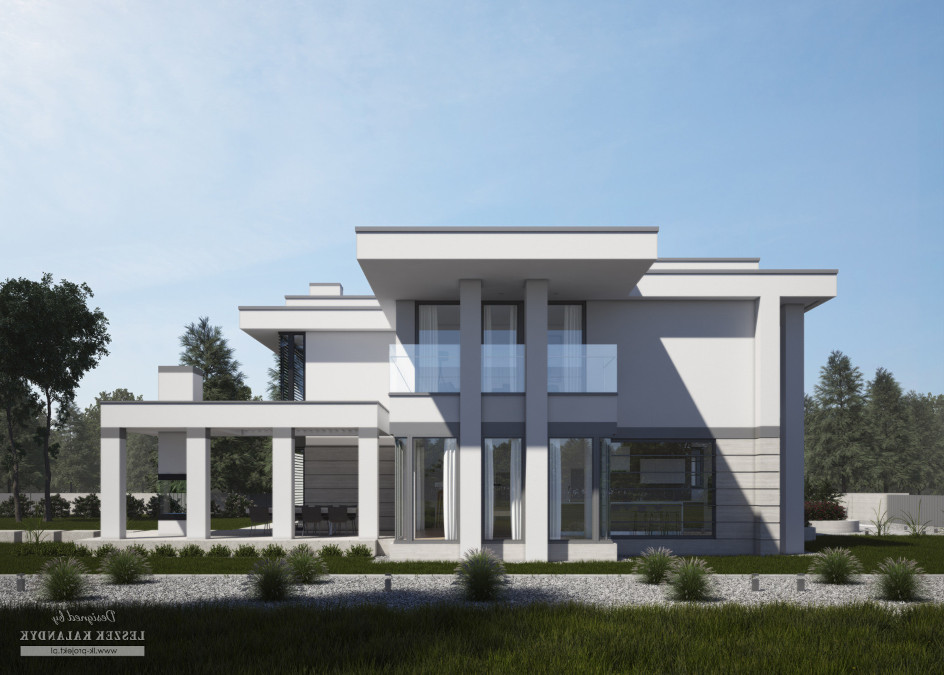 Budowa domu LK&1277 (odbicie lustrzane) z New-House
