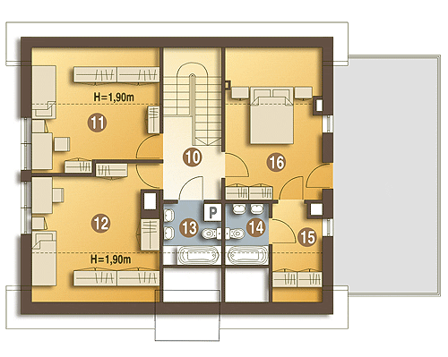 Bażant z garażem 1-st. [A] (odbicie lustrzane) - miniatura 9
