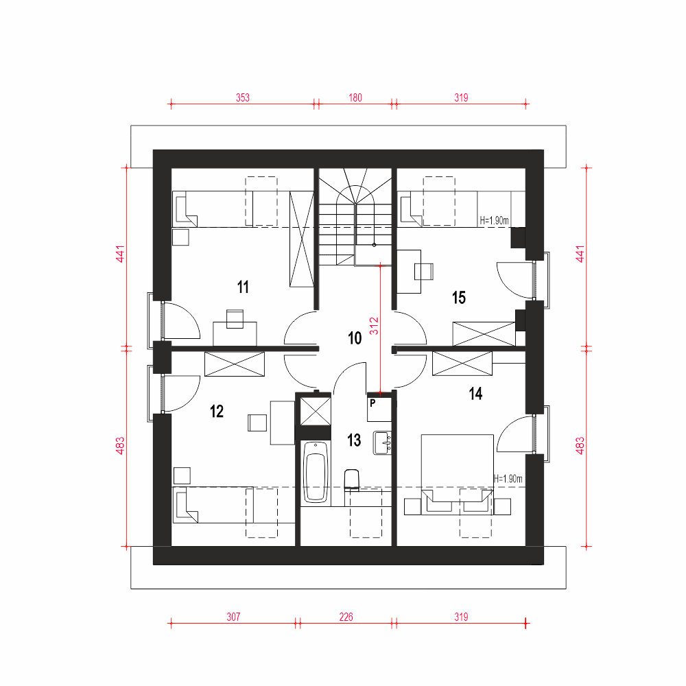 Wawrzyn z garażem 1-st.[A] - miniatura 10