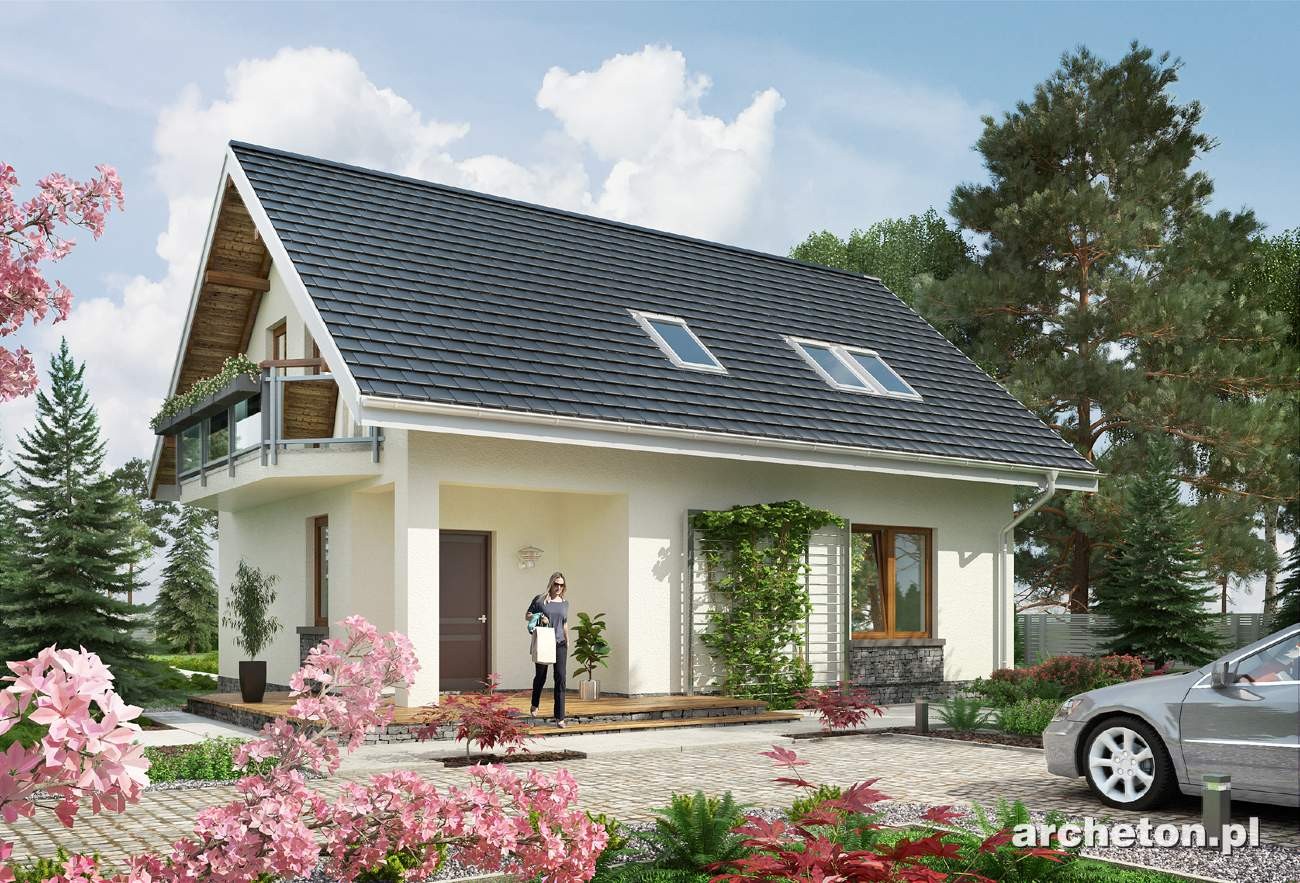 budowa domu Drobina-2 (odbicie lustrzane) - New-House
