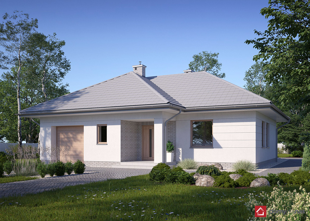 budowa domu N10-G1 (odbicie lustrzane) - New-House