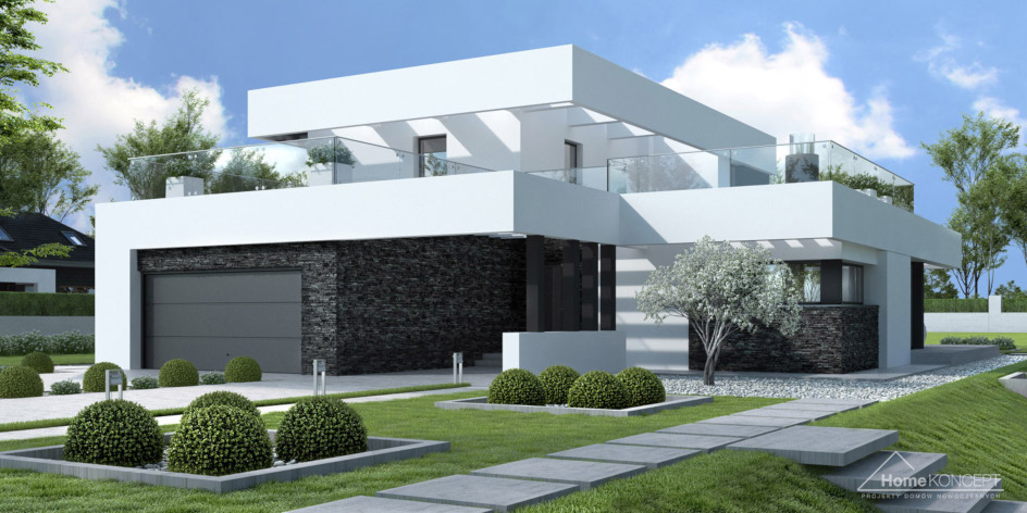 budowa domu HomeKONCEPT-41 (odbicie lustrzane) - New-House