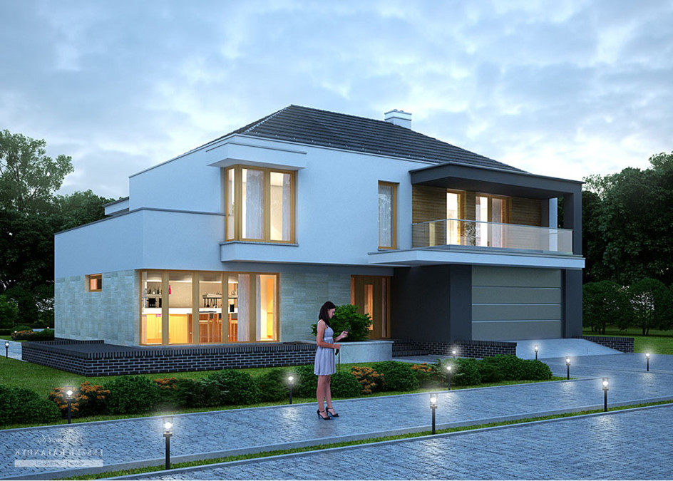 Budowa domu LK&984 (odbicie lustrzane) z New-House
