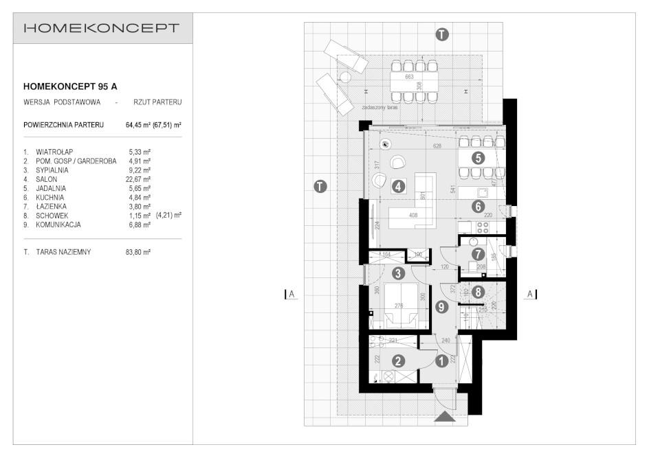 HOMEKONCEPT 95 A (odbcie lustrzane) - miniatura 2