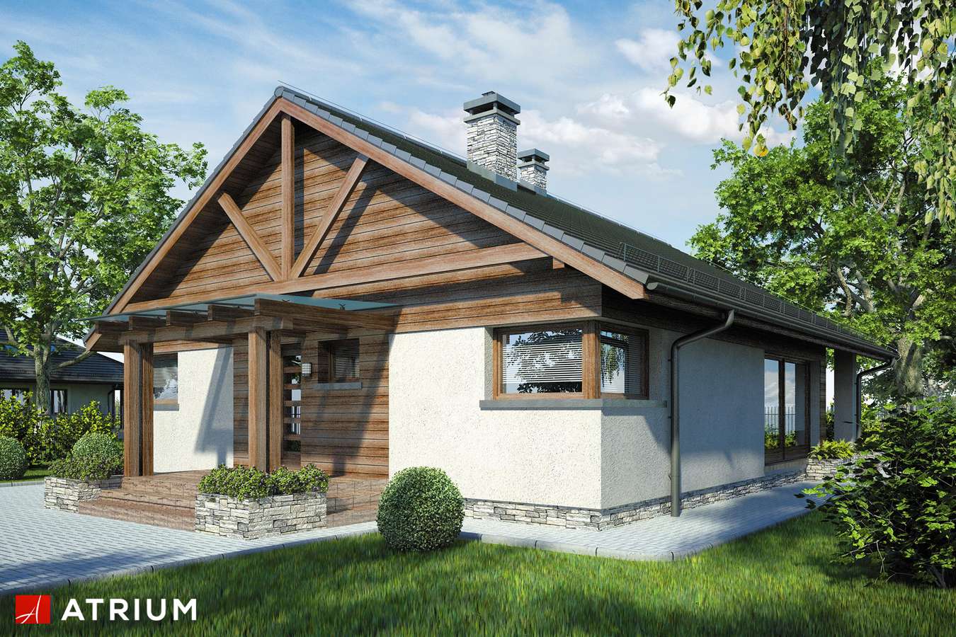budowa domu Pelikan VI odbicie lustrzane - New-House