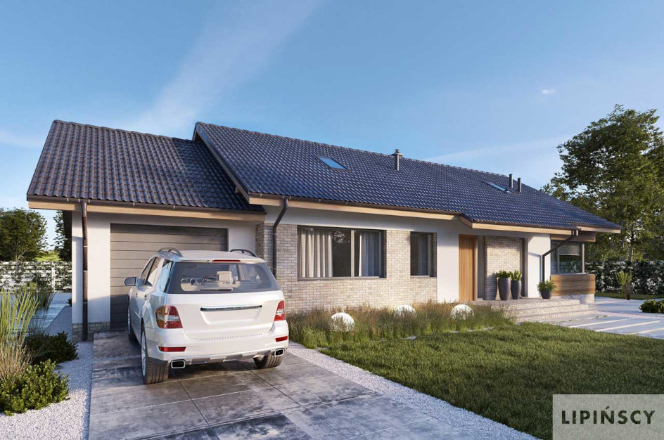 Budowa domu AROSA III LMB115b (odbicie lustrzane) z New-House