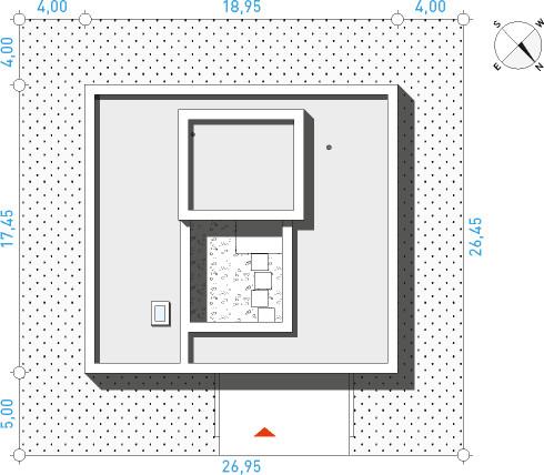 Dom z patio 2 (odbicie lustrzane) - miniatura 2