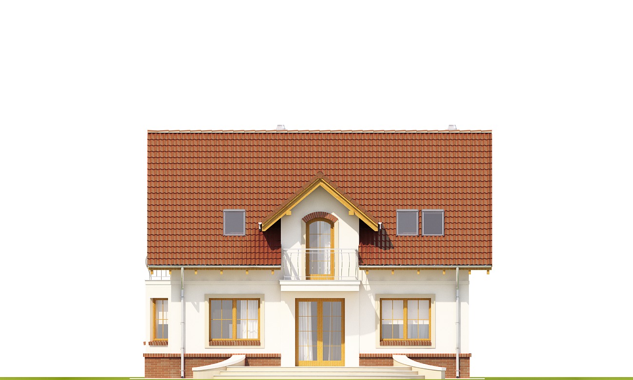 Dom dla Ciebie 1 w3 bez garażu [B] (odbicie lustrzane) - miniatura 4