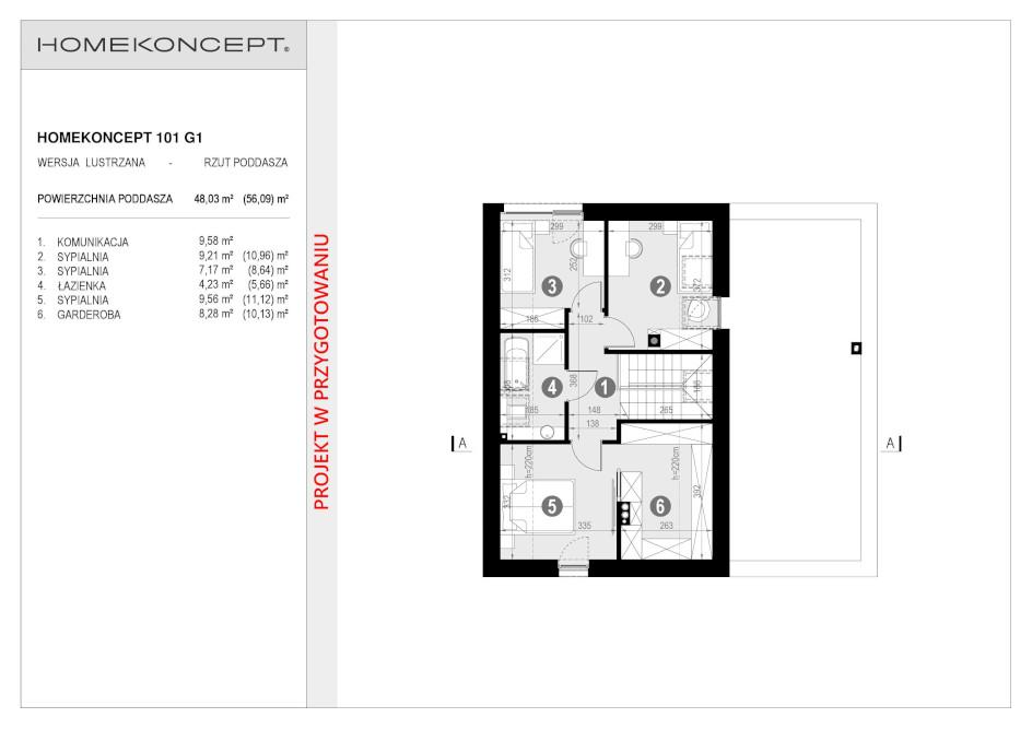 HOMEKONCEPT 101 G1 (odbicie lustrzane) - miniatura 9