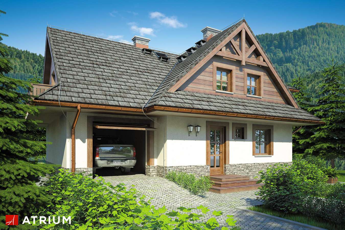 budowa domu Smrek II (odbicie lustrzane) - New-House