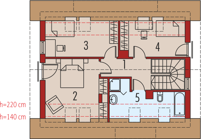 E1 ECONOMIC (wersja B) (odbicie lustrzane) - miniatura 6